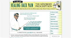 Desktop Screenshot of healingbackpain.com